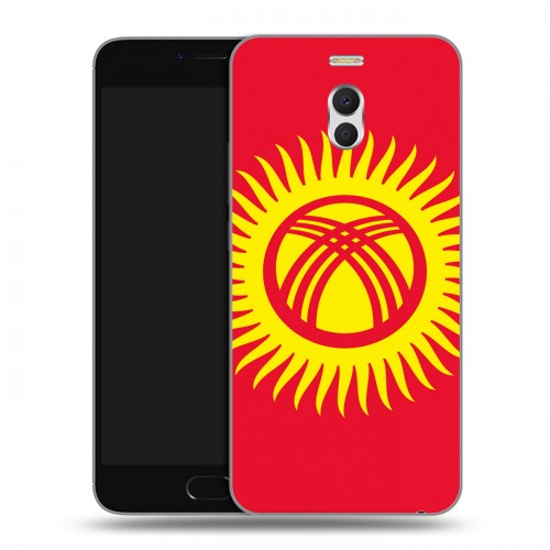 Дизайнерский пластиковый чехол для Meizu M6 Note флаг Киргизии