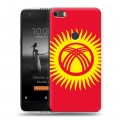 Дизайнерский силиконовый чехол для Alcatel Idol 5S флаг Киргизии