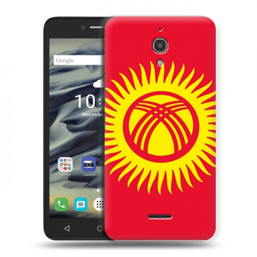 Дизайнерский силиконовый чехол для Alcatel Pixi 4 (6) 9001d флаг Киргизии