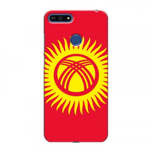 Дизайнерский силиконовый чехол для Huawei Honor 7A Pro флаг Киргизии