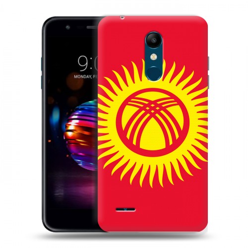Дизайнерский силиконовый чехол для LG K11 Plus флаг Киргизии