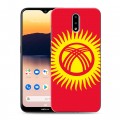 Дизайнерский пластиковый чехол для Nokia 2.3 флаг Киргизии