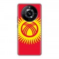 Дизайнерский силиконовый с усиленными углами чехол для Realme 11 Pro флаг Киргизии