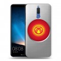 Полупрозрачный дизайнерский силиконовый чехол для Huawei Nova 2i флаг Киргизии