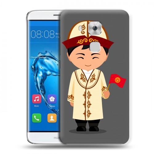 Дизайнерский пластиковый чехол для Huawei Nova Plus флаг Киргизии