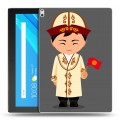 Дизайнерский силиконовый чехол для Lenovo Tab 4 10 Plus флаг Киргизии