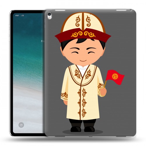 Дизайнерский силиконовый чехол для IPad Pro 12.9 (2018) флаг Киргизии