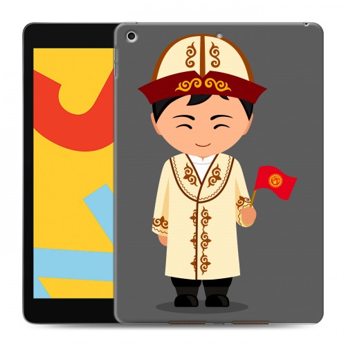 Дизайнерский силиконовый чехол для Ipad 10.2 (2019) флаг Киргизии