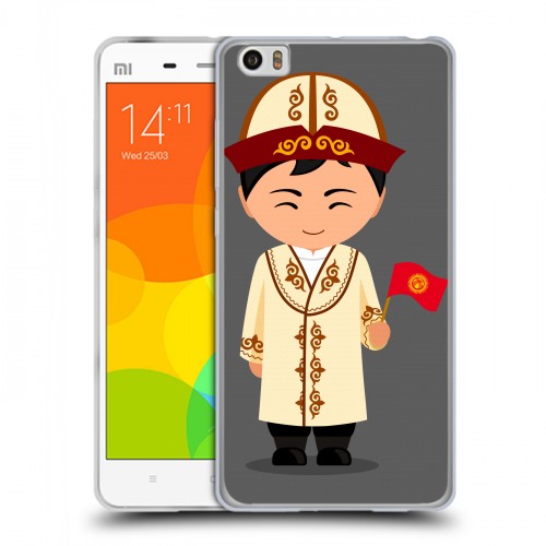 Дизайнерский силиконовый чехол для Xiaomi Mi Note флаг Киргизии