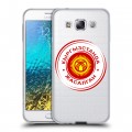 Полупрозрачный дизайнерский пластиковый чехол для Samsung Galaxy E5 флаг Киргизии