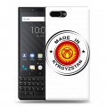 Полупрозрачный дизайнерский пластиковый чехол для BlackBerry KEY2 флаг Киргизии