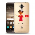 Полупрозрачный дизайнерский пластиковый чехол для Huawei Mate 9 флаг Киргизии