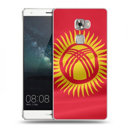Дизайнерский пластиковый чехол для Huawei Mate S флаг Киргизии