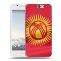 Дизайнерский пластиковый чехол для HTC One A9 флаг Киргизии