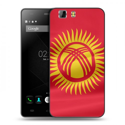 Дизайнерский силиконовый чехол для Doogee X5 флаг Киргизии