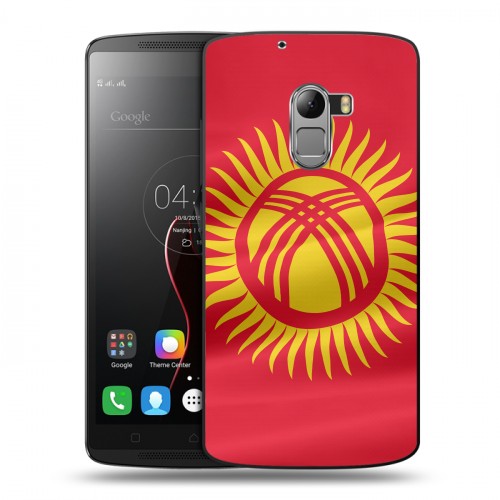 Дизайнерский пластиковый чехол для Lenovo A7010 флаг Киргизии