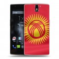 Дизайнерский силиконовый чехол для OnePlus One флаг Киргизии