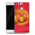 Дизайнерский силиконовый чехол для Huawei P9 флаг Киргизии