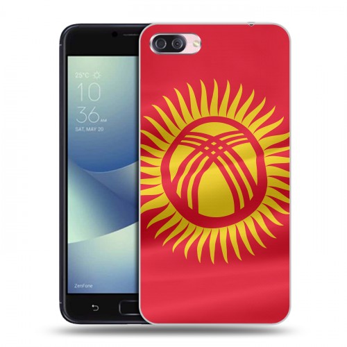 Дизайнерский пластиковый чехол для Asus ZenFone 4 Max флаг Киргизии