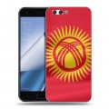 Дизайнерский пластиковый чехол для ASUS ZenFone 4 ZE554KL флаг Киргизии