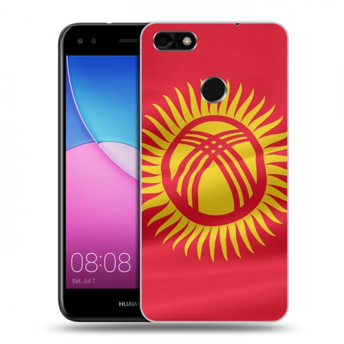 Дизайнерский пластиковый чехол для Huawei Nova Lite (2017) флаг Киргизии