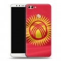 Дизайнерский пластиковый чехол для Huawei Y9 (2018) флаг Киргизии