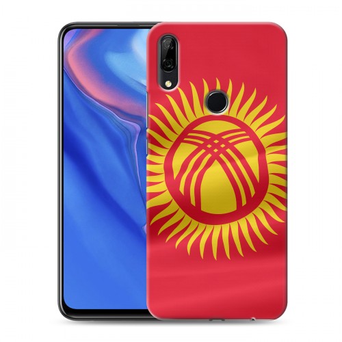 Дизайнерский пластиковый чехол для Huawei P Smart Z флаг Киргизии