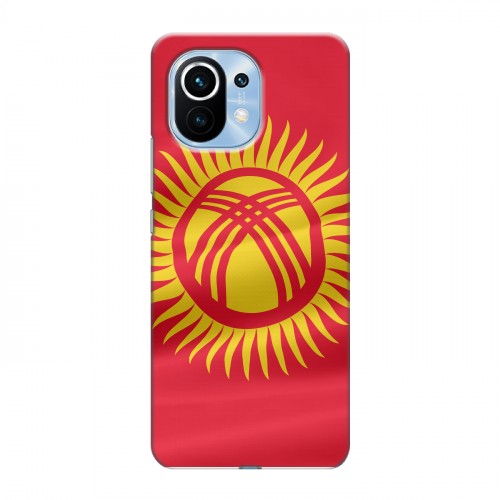 Дизайнерский силиконовый чехол для Xiaomi Mi 11 флаг Киргизии