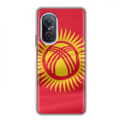 Дизайнерский силиконовый чехол для Huawei Nova 9 SE флаг Киргизии