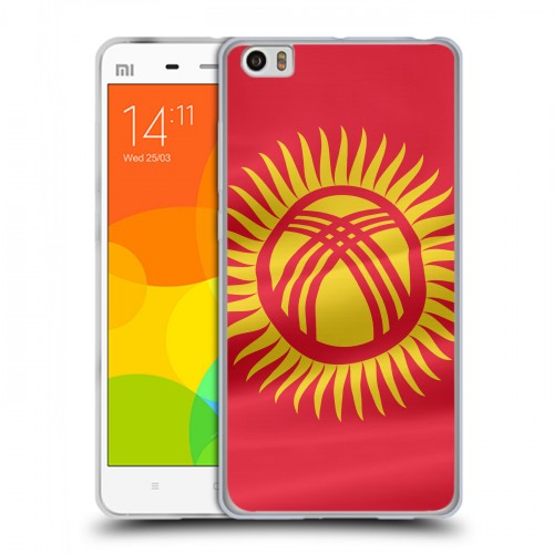 Дизайнерский пластиковый чехол для Xiaomi Mi Note флаг Киргизии