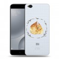 Полупрозрачный дизайнерский пластиковый чехол для Xiaomi Mi5C Прозрачные белки