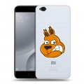 Полупрозрачный дизайнерский пластиковый чехол для Xiaomi Mi5C Прозрачные белки