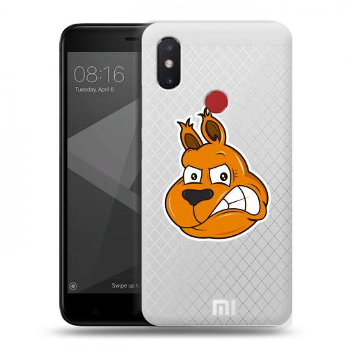 Полупрозрачный дизайнерский пластиковый чехол для Xiaomi Mi8 SE Прозрачные белки