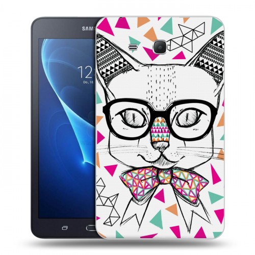 Дизайнерский силиконовый чехол для Samsung Galaxy Tab A 7 (2016) Ацтекские иллюстрации