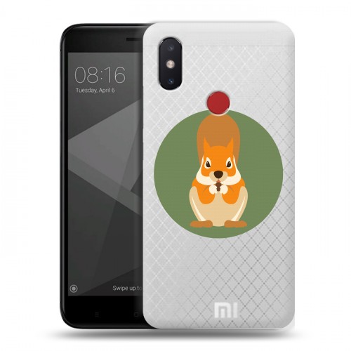 Полупрозрачный дизайнерский пластиковый чехол для Xiaomi Mi8 SE Прозрачные белки