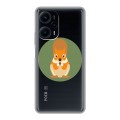 Полупрозрачный дизайнерский пластиковый чехол для XIaomi Poco F5 Прозрачные белки