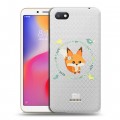 Полупрозрачный дизайнерский пластиковый чехол для Xiaomi RedMi 6A Прозрачные белки