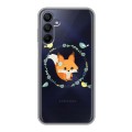 Полупрозрачный дизайнерский силиконовый чехол для Samsung Galaxy A15 Прозрачные белки