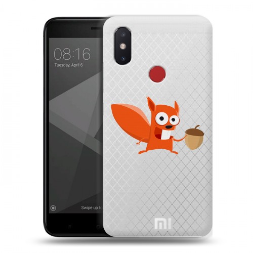 Полупрозрачный дизайнерский пластиковый чехол для Xiaomi Mi8 SE Прозрачные белки