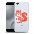 Полупрозрачный дизайнерский пластиковый чехол для Xiaomi Mi5C Прозрачные белки