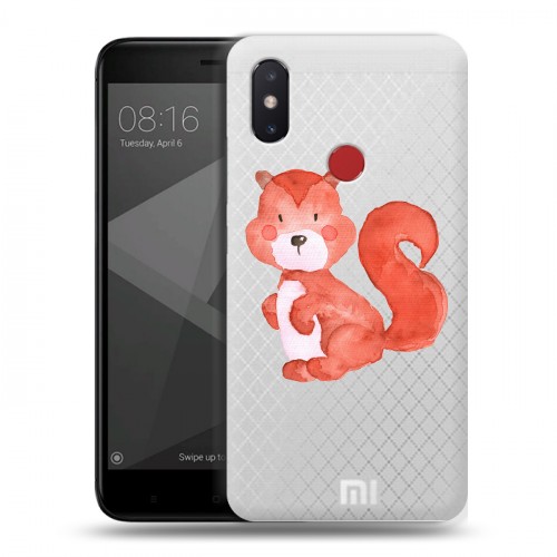 Полупрозрачный дизайнерский пластиковый чехол для Xiaomi Mi8 SE Прозрачные белки