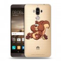 Полупрозрачный дизайнерский пластиковый чехол для Huawei Mate 9 Прозрачные белки