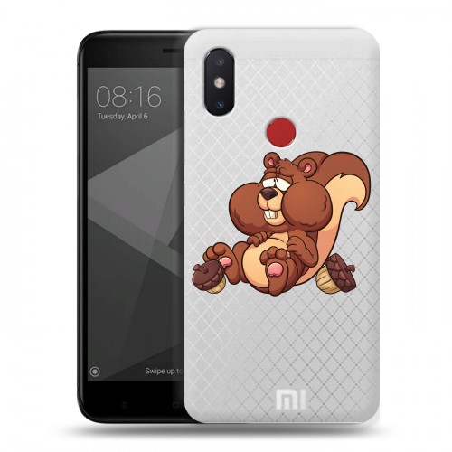 Полупрозрачный дизайнерский пластиковый чехол для Xiaomi Mi8 SE Прозрачные белки