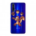 Полупрозрачный дизайнерский пластиковый чехол для Huawei Honor 20 Прозрачные белки