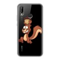 Полупрозрачный дизайнерский пластиковый чехол для Huawei P20 Lite Прозрачные белки