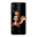 Полупрозрачный дизайнерский силиконовый чехол для Huawei Y9s Прозрачные белки