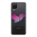 Полупрозрачный дизайнерский пластиковый чехол для Samsung Galaxy A12 Прозрачные белки