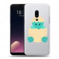 Полупрозрачный дизайнерский пластиковый чехол для Meizu 15 Plus Прозрачные Драконы