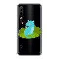 Полупрозрачный дизайнерский пластиковый чехол для Huawei Y9s Прозрачные Драконы