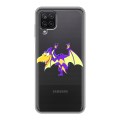 Полупрозрачный дизайнерский силиконовый чехол для Samsung Galaxy A12 Прозрачные Драконы